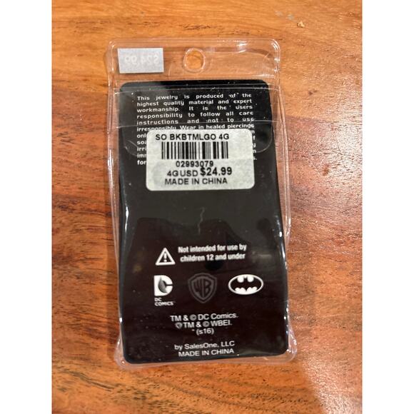 Batman Body Jewelry 4G 316L - Picture 2 of 3